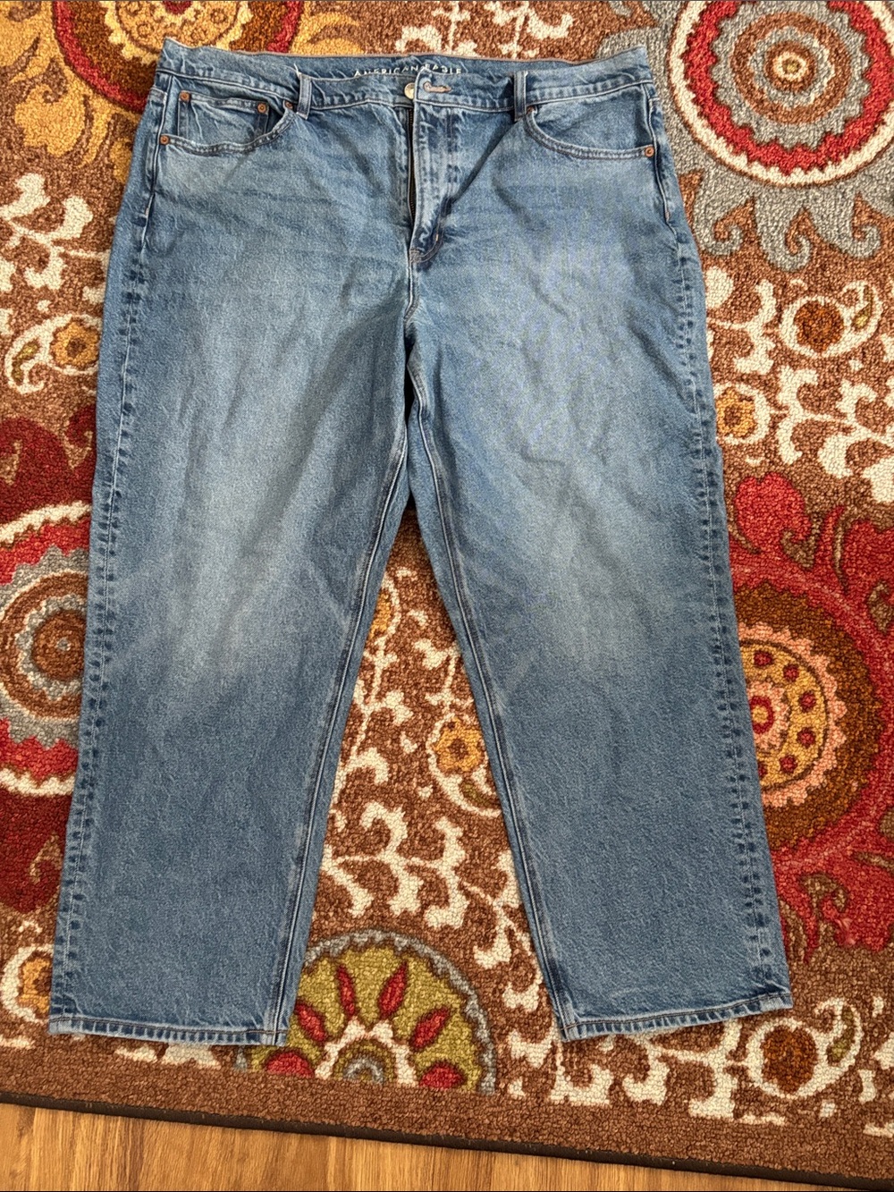 American Eagle Outfitters Light Blue Straight Jeans